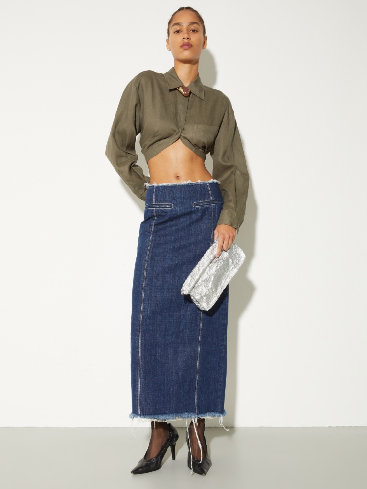 Oversized pure linen shirt - MAX&Co. - 4