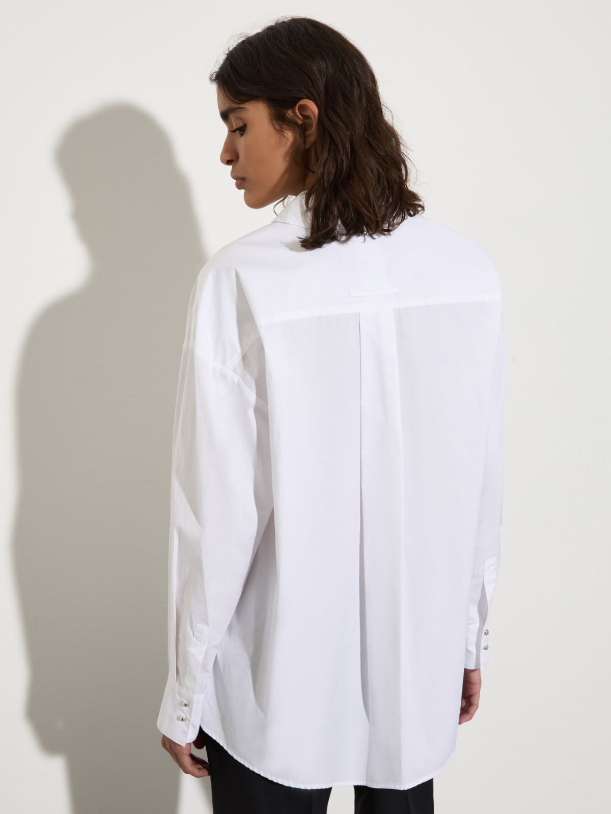 Camicia in popeline con cravatta - BIANCO - MAX&Co. - 2