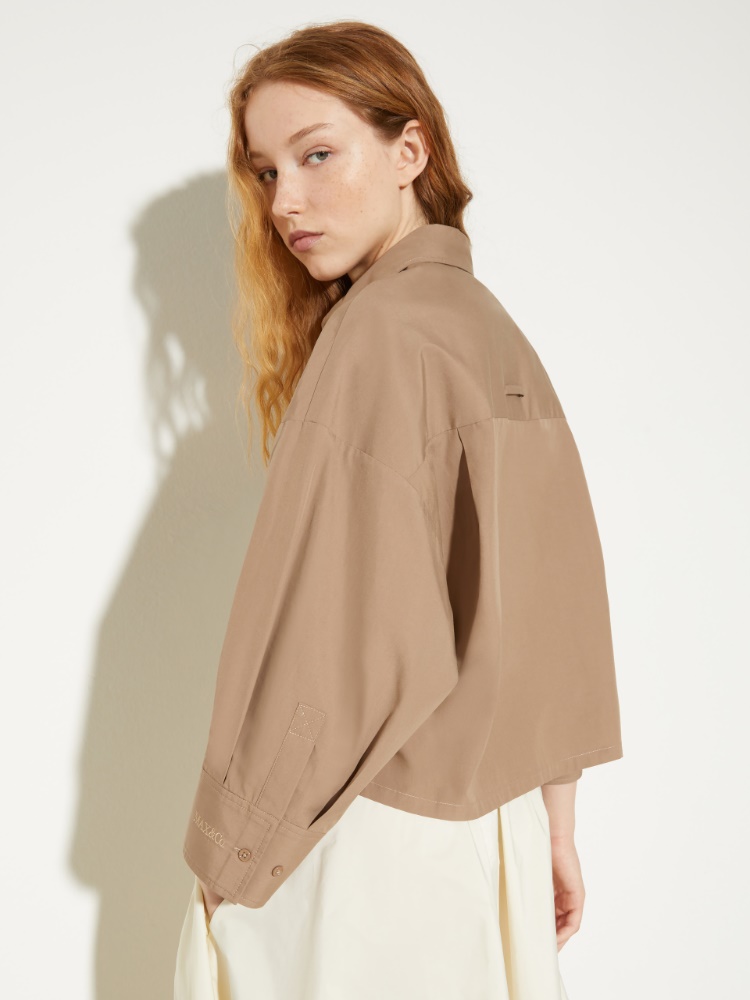Cropped cotton-poplin shirt - MAX&Co. - 2