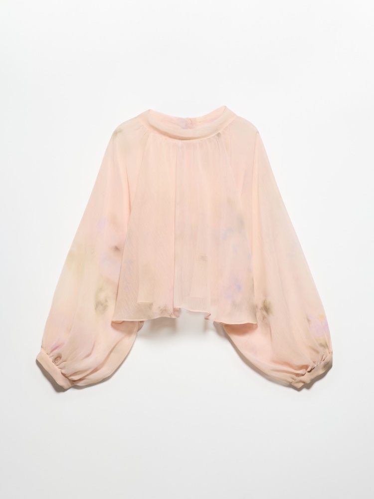 Crepon circle shirt - PEACH - MAX&Co.