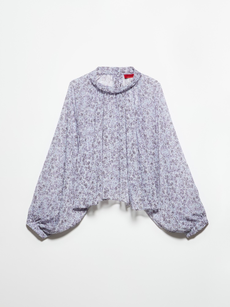 Crepon circle shirt - AUBERGINE - MAX&Co.