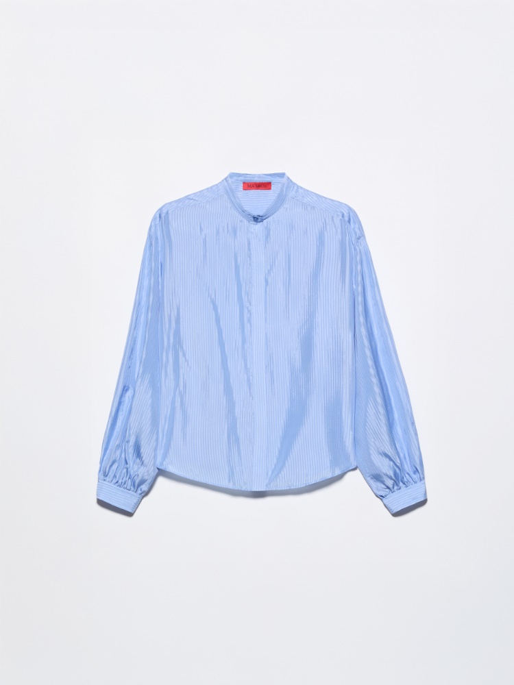 Striped textured shirt - LIGHT BLUE - MAX&Co.