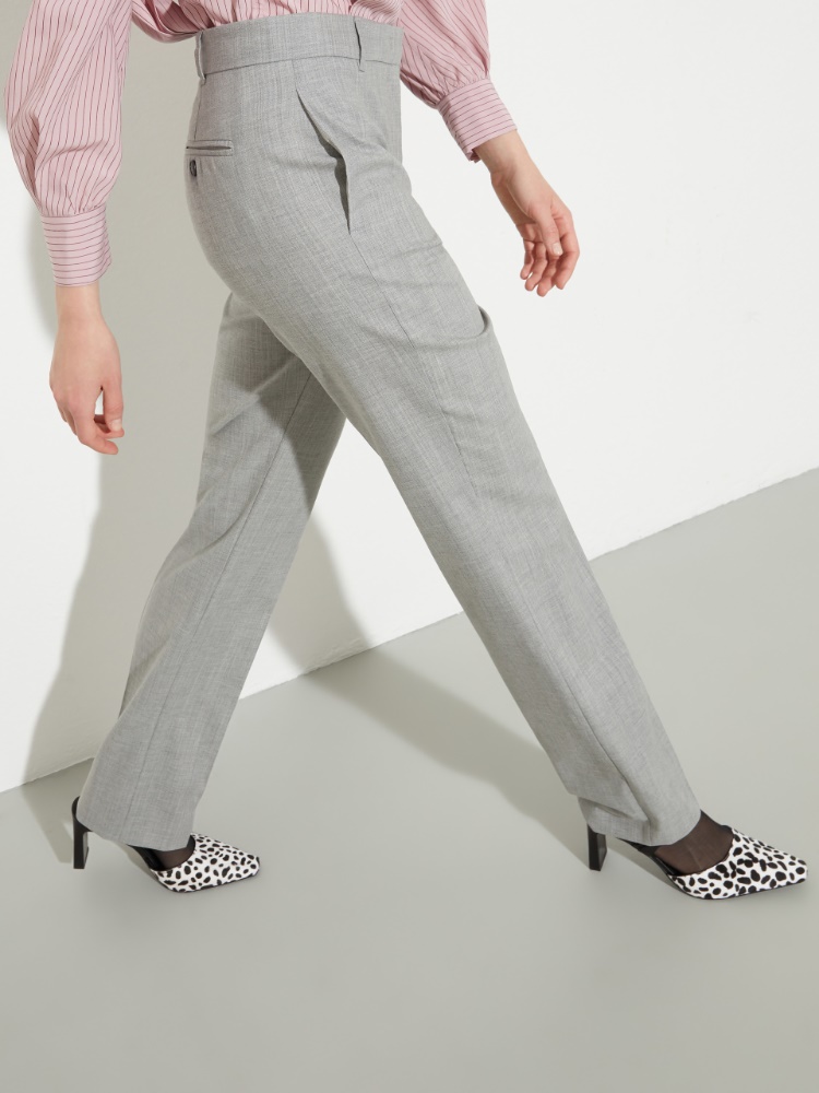 Straight wool and cotton trousers - MAX&Co. - 3