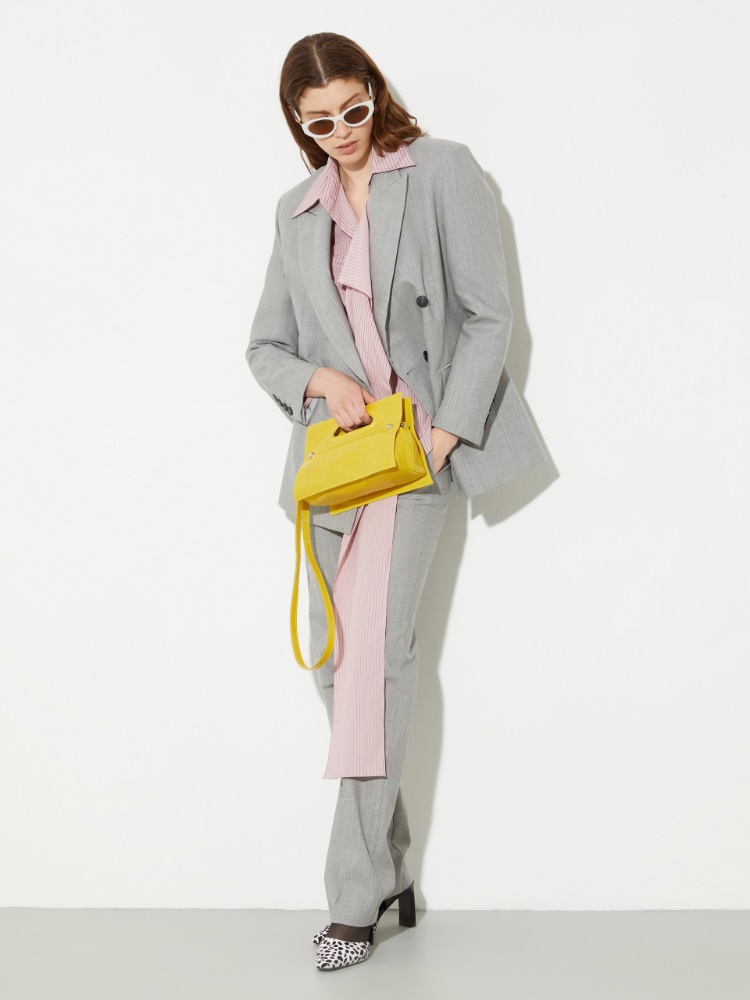 Straight wool and cotton trousers - MAX&Co. - 4