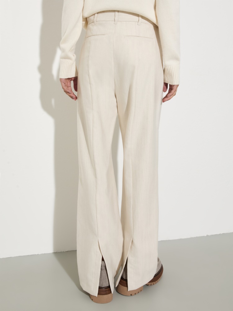 Undyed gabardine trousers - MAX&Co. - 2