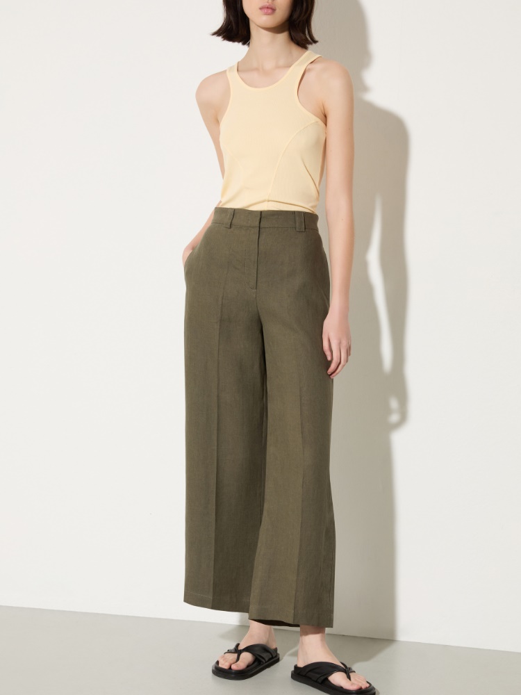 Pure linen trousers - MAX&Co.