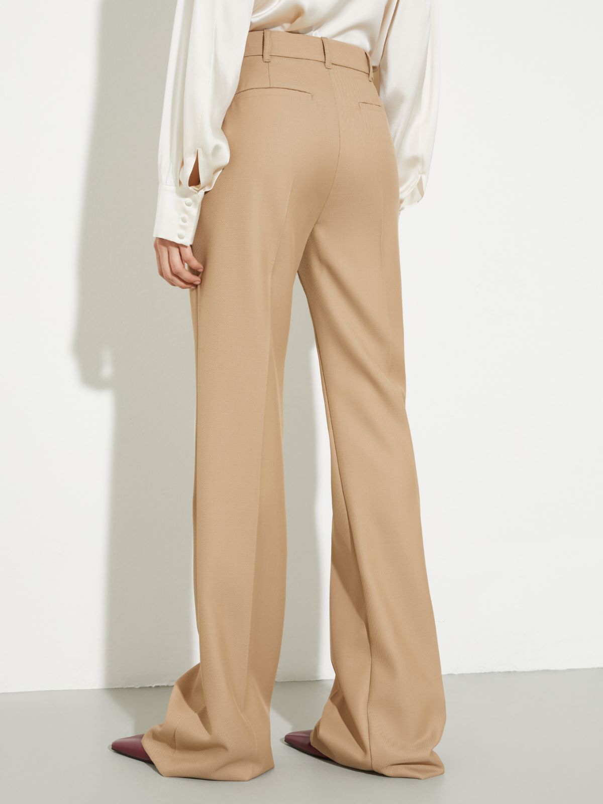 Wool-blend bootcut trousers - COFFEE - MAX&Co. - 2