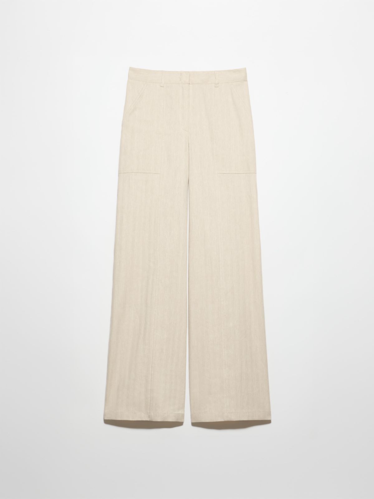 Pantalon en coton et lin - CHANVRE - MAX&Co. - 5