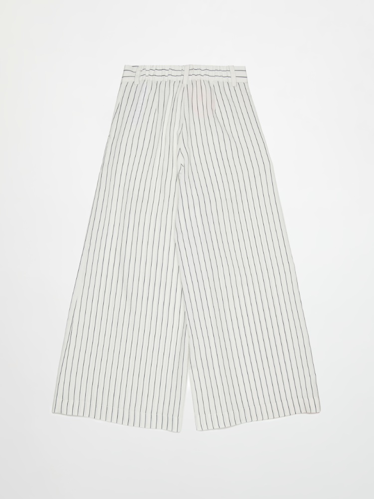 Pantalones palazzo de rayas con logo KID - MAX&Co. - 2