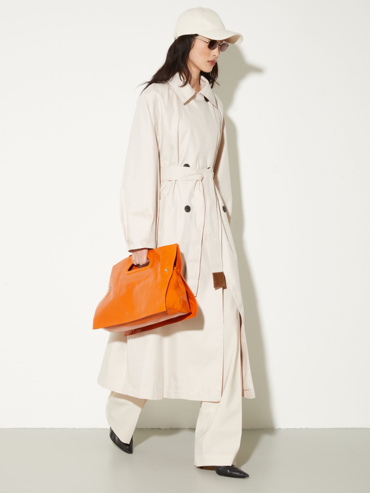 Wide-leg wool-blend trousers - BEIGE - MAX&Co. - 4