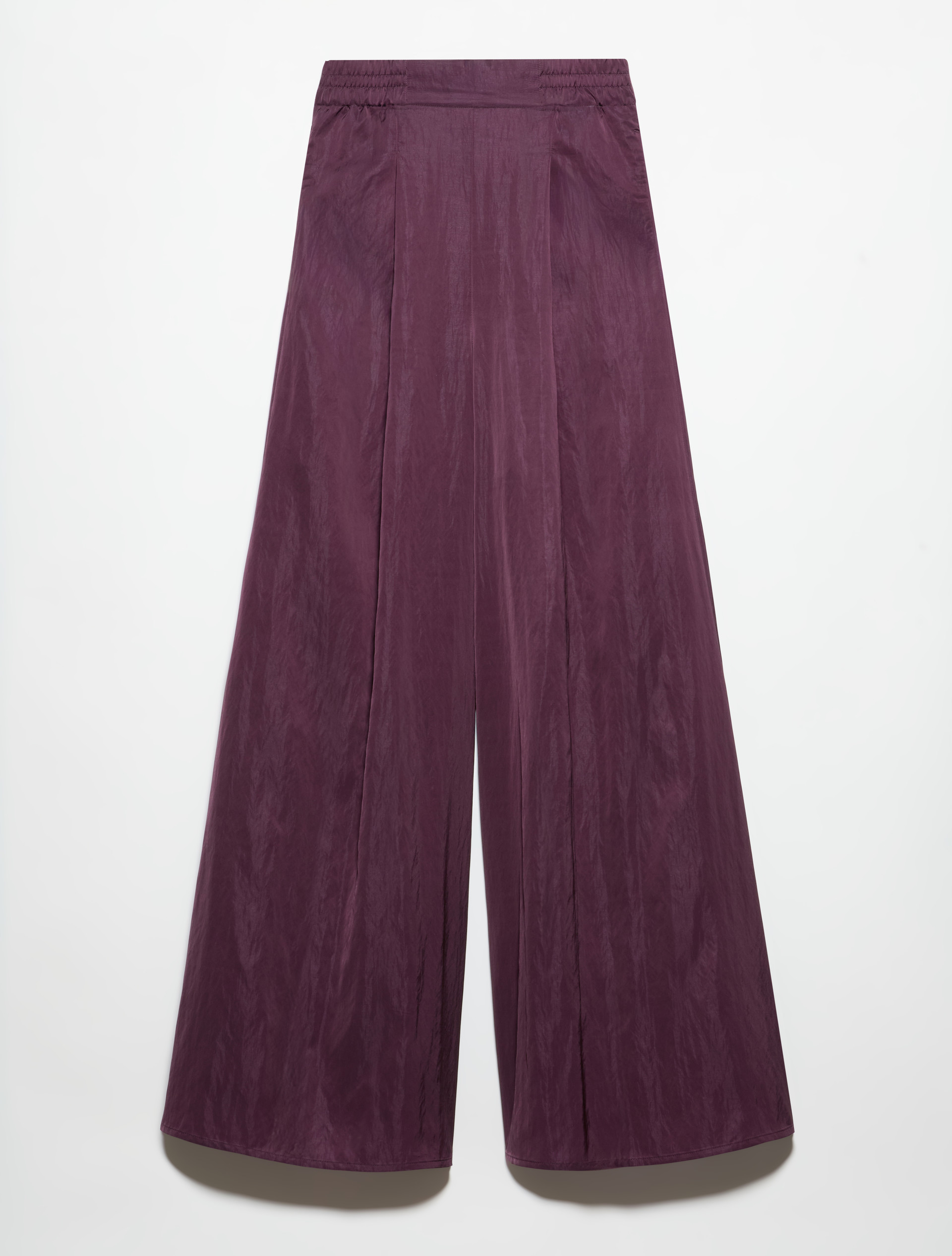 Fallschirmhose mit weitem Bein - DUNKEL VIOLETT - MAX&Co. - 5