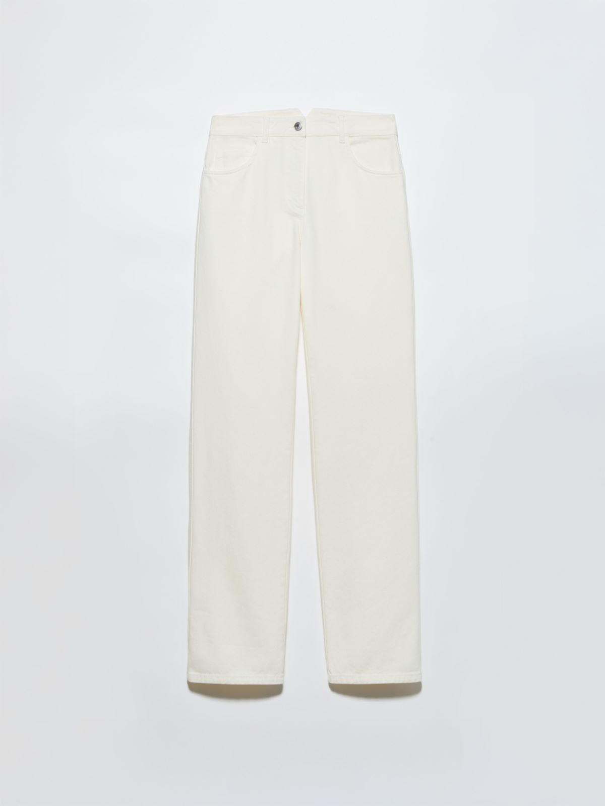 Pantaloni straight leg in drill - PANNA - MAX&Co. - 5