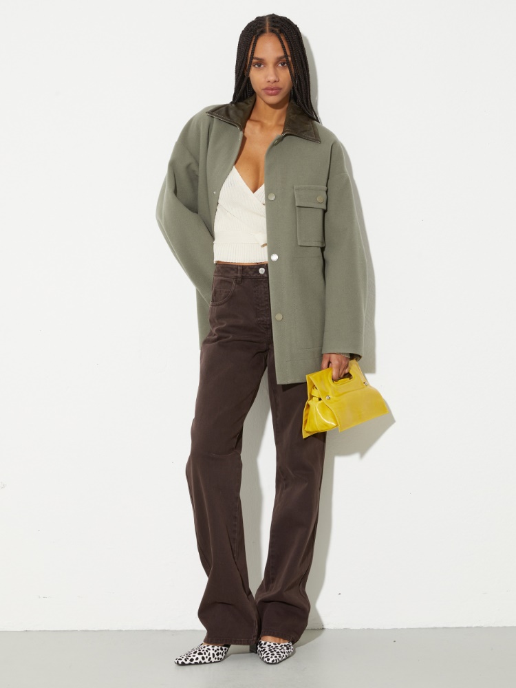 Straight-leg cotton-drill trousers - MAX&Co. - 4