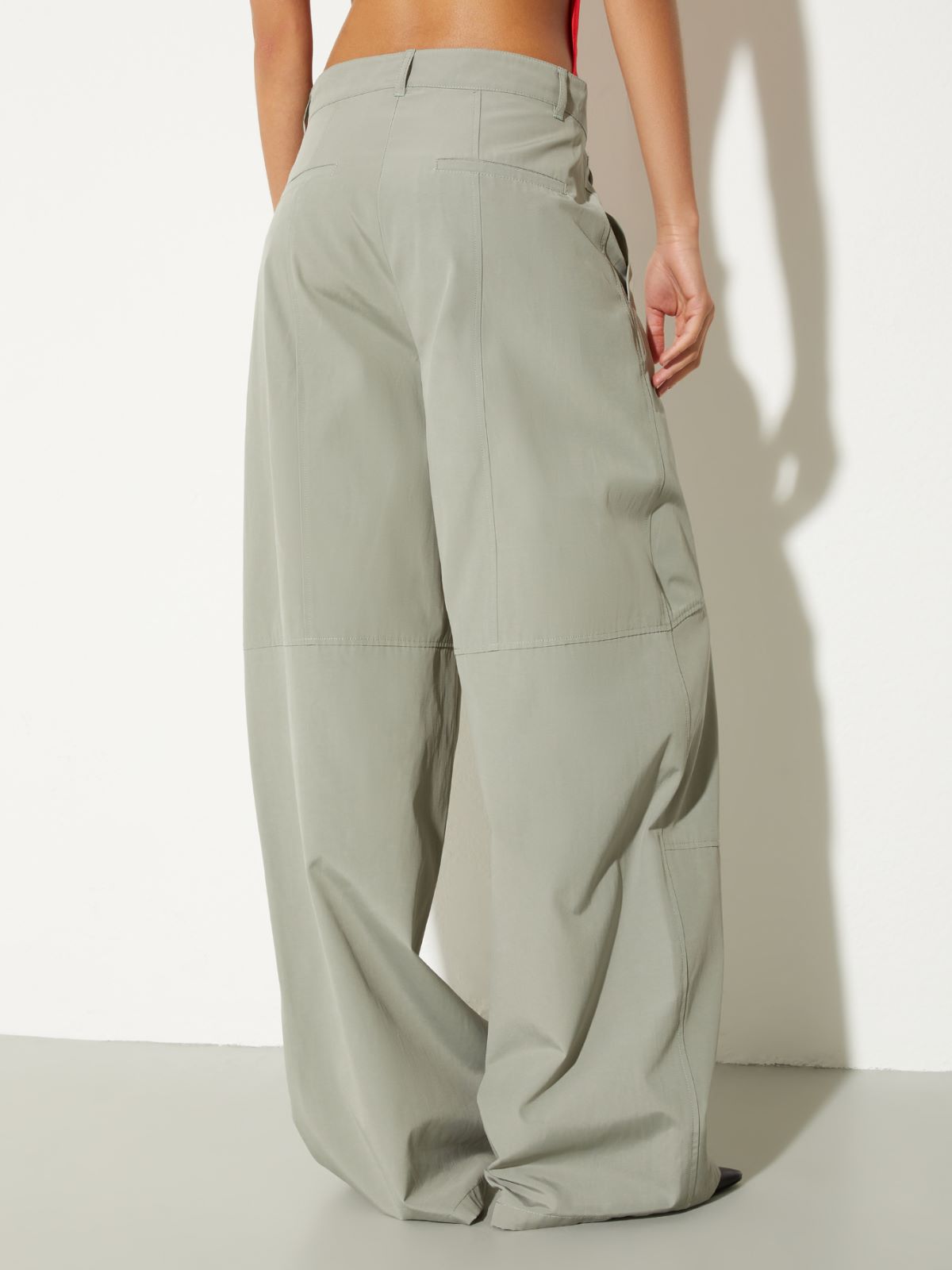 Oversized barrel-leg trousers, sage | MAX&Co. Oversized barrel-leg trousers - SAGE - MAX&Co. - 2