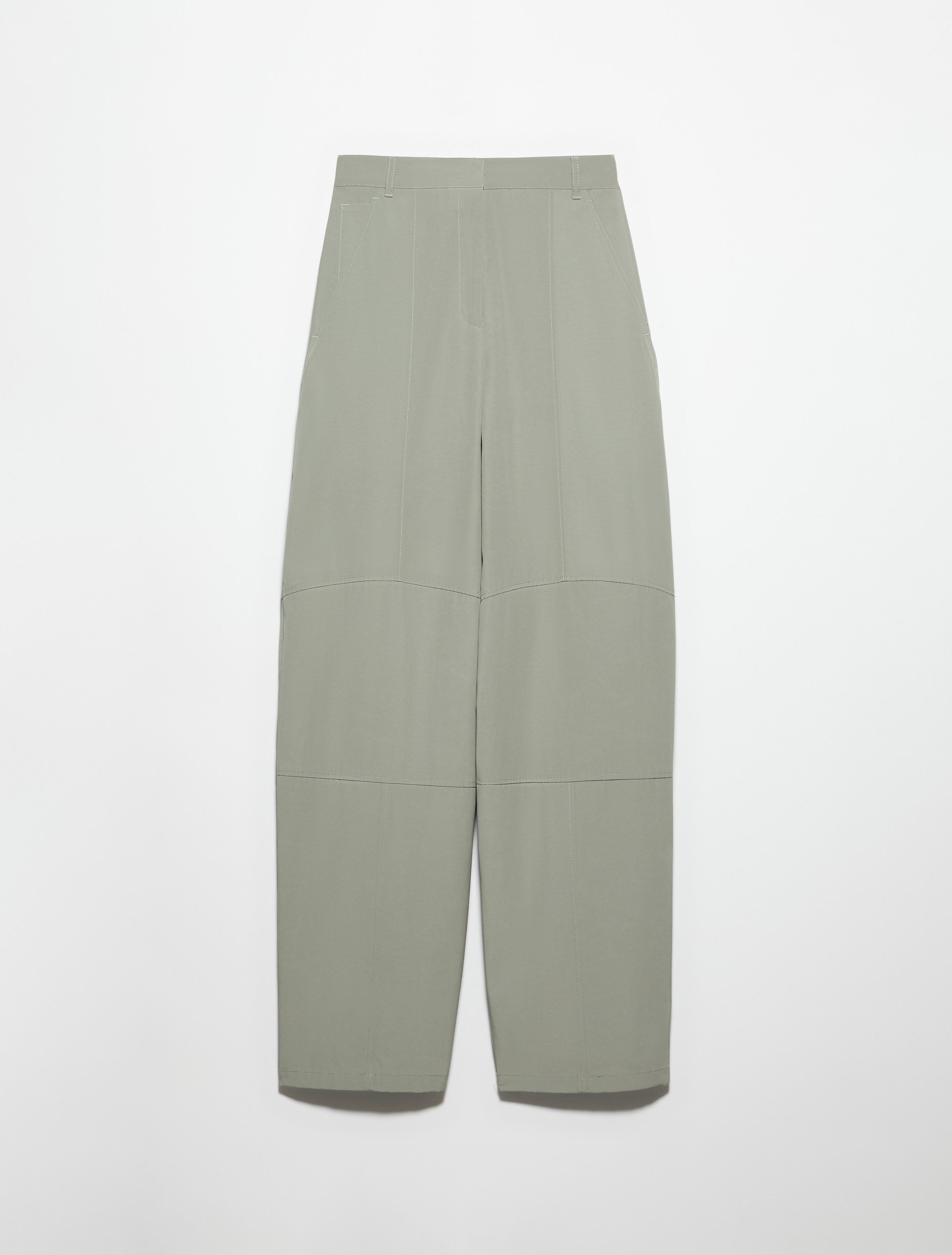 Oversized barrel-leg trousers, sage | MAX&Co. Oversized barrel-leg trousers - SAGE - MAX&Co. - 5