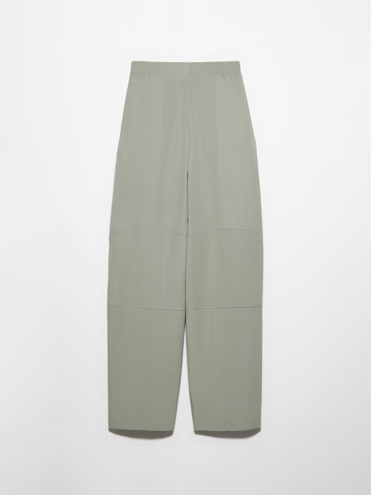Oversized barrel-leg trousers, sage | MAX&Co. Oversized barrel-leg trousers - SAGE - MAX&Co. - 5