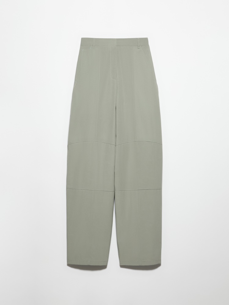 Oversized barrel-leg trousers - SAGE - MAX&Co.