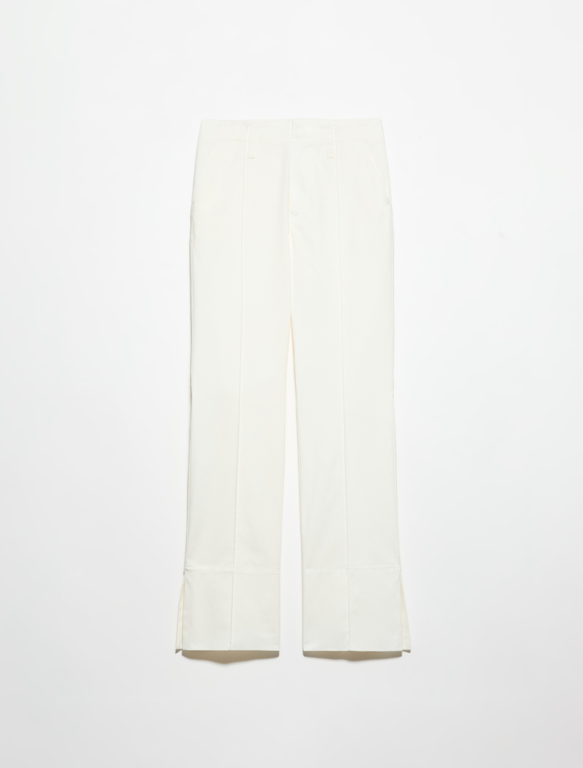 Pantalón de gabardina de algodón - BLANCO - MAX&Co. - 5