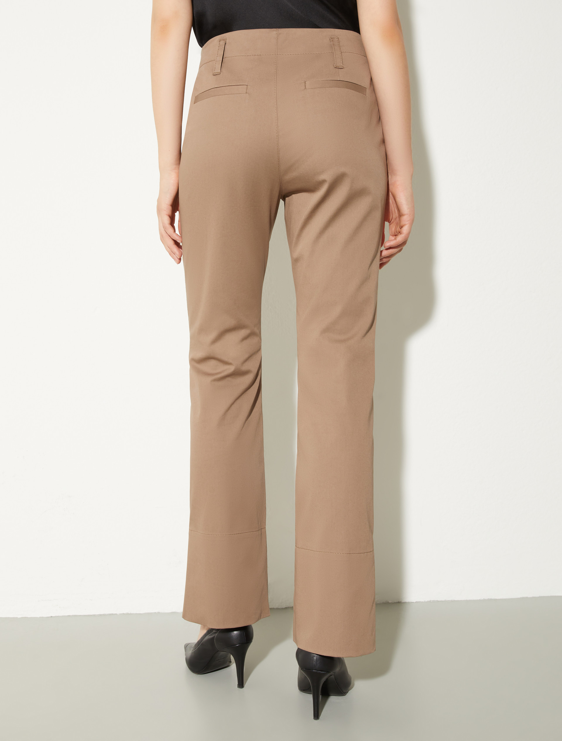 Pantalón de gabardina de algodón - CACAO - MAX&Co. - 2