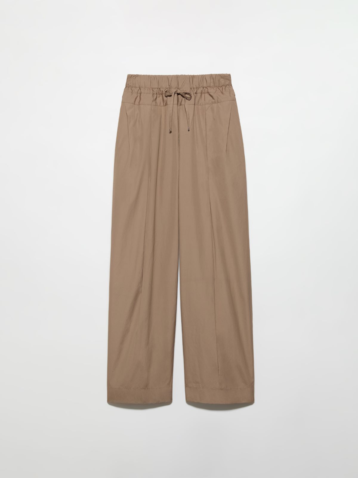 Wide-fit poplin trousers - TURTLEDOVE - MAX&Co. - 5