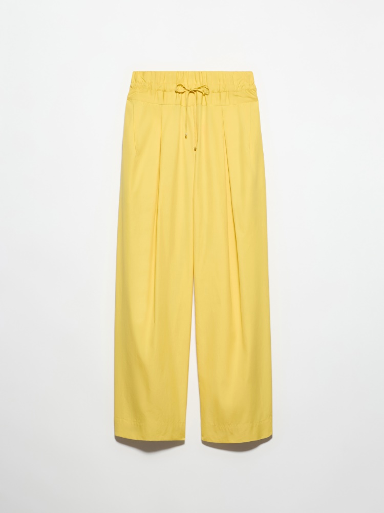 Wide-fit poplin trousers - MAX&Co. - 5