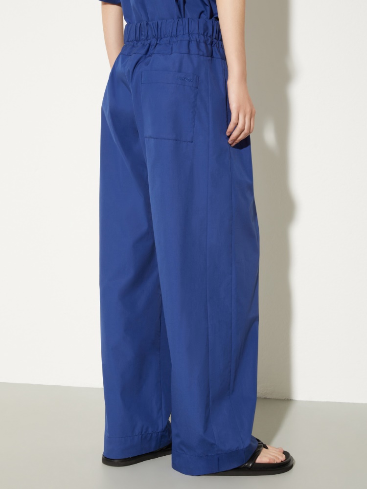 Wide-fit poplin trousers - MAX&Co. - 2