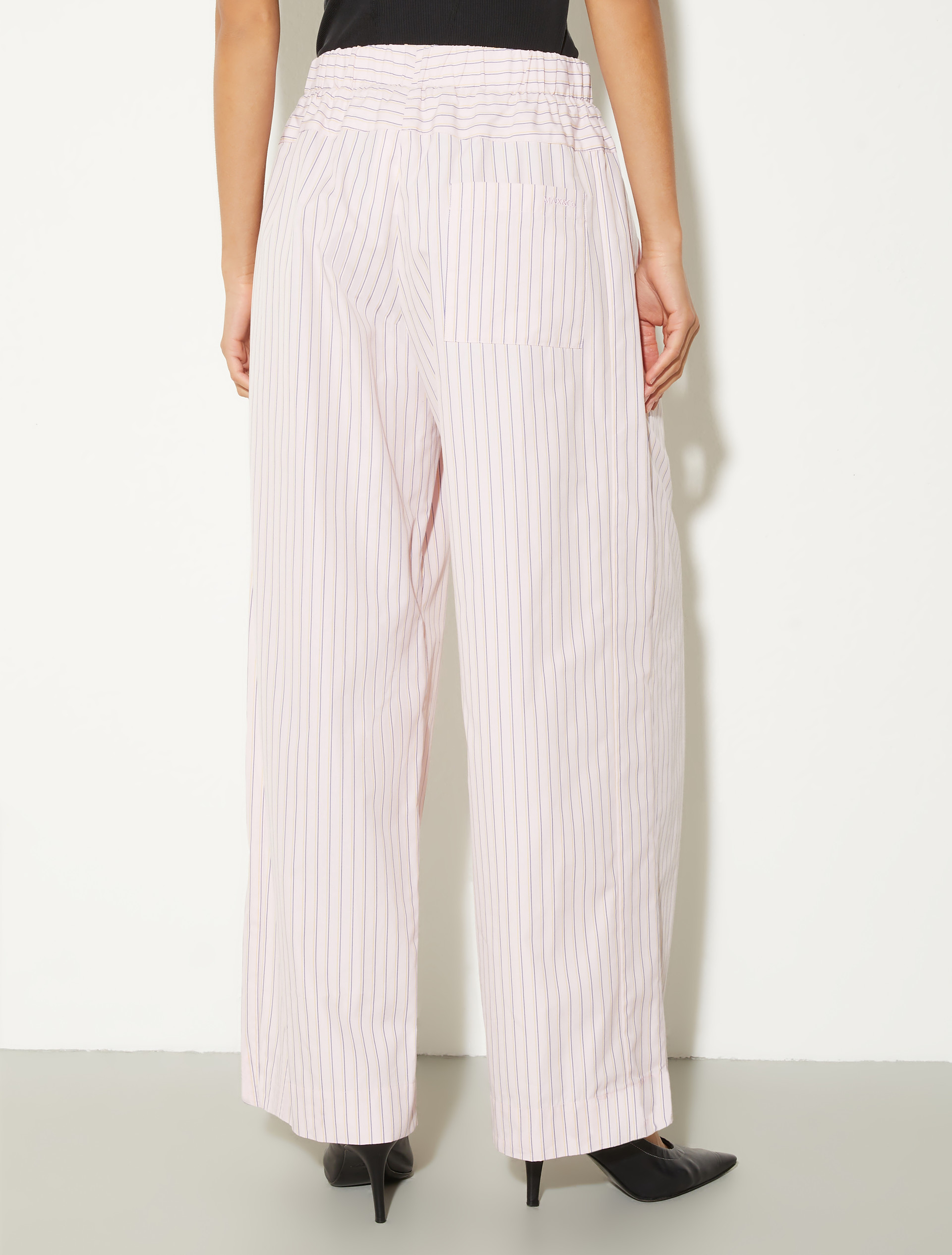 Wide-fit poplin trousers - POWDER - MAX&Co. - 2