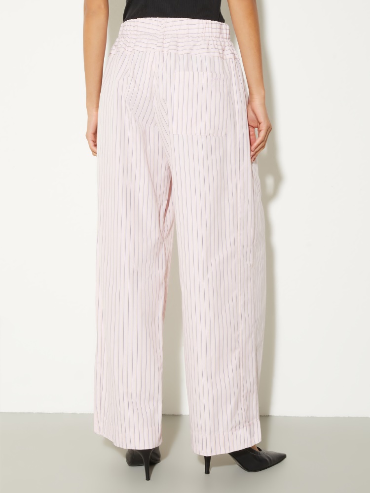 Wide-fit poplin trousers - MAX&Co. - 2
