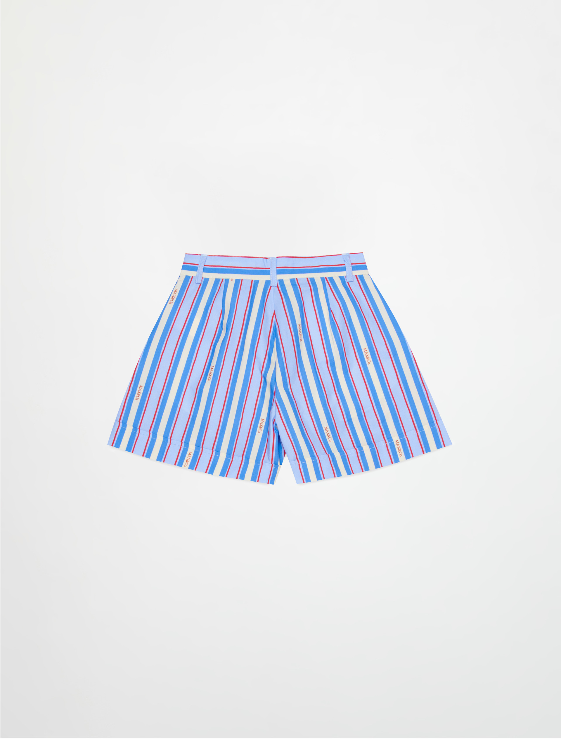 Shorts a rayas con logo KID - LIGHT BLUE - MAX&Co. - 2