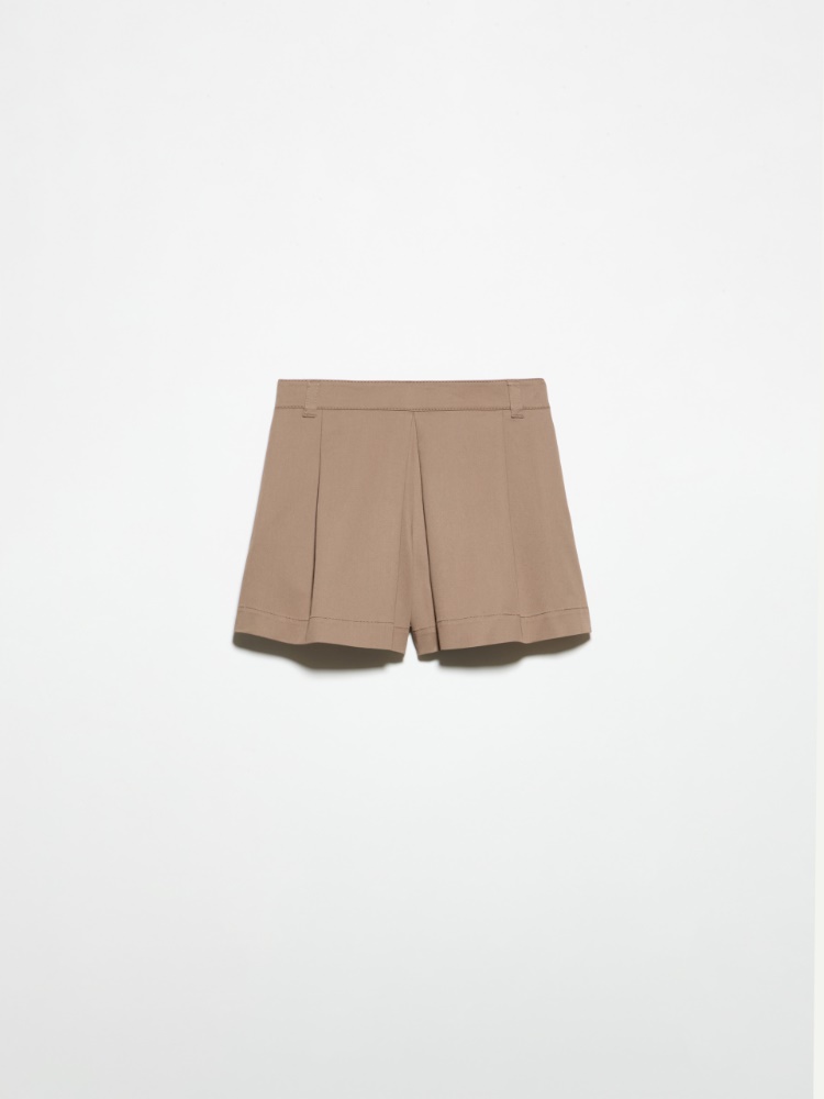 Short en gabardine de coton - CACAO - MAX&Co.