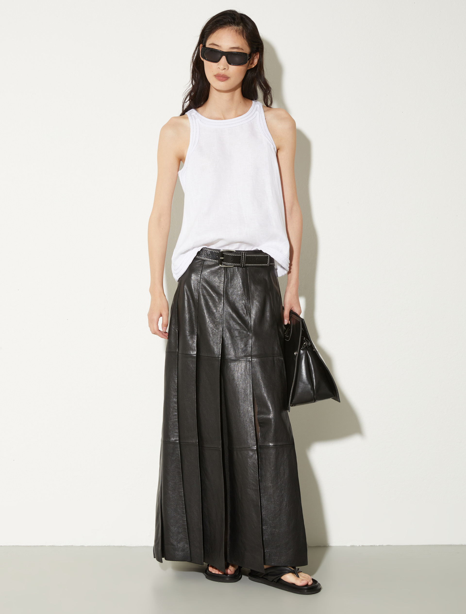 Passementerie linen top - WHITE - MAX&Co. - 4