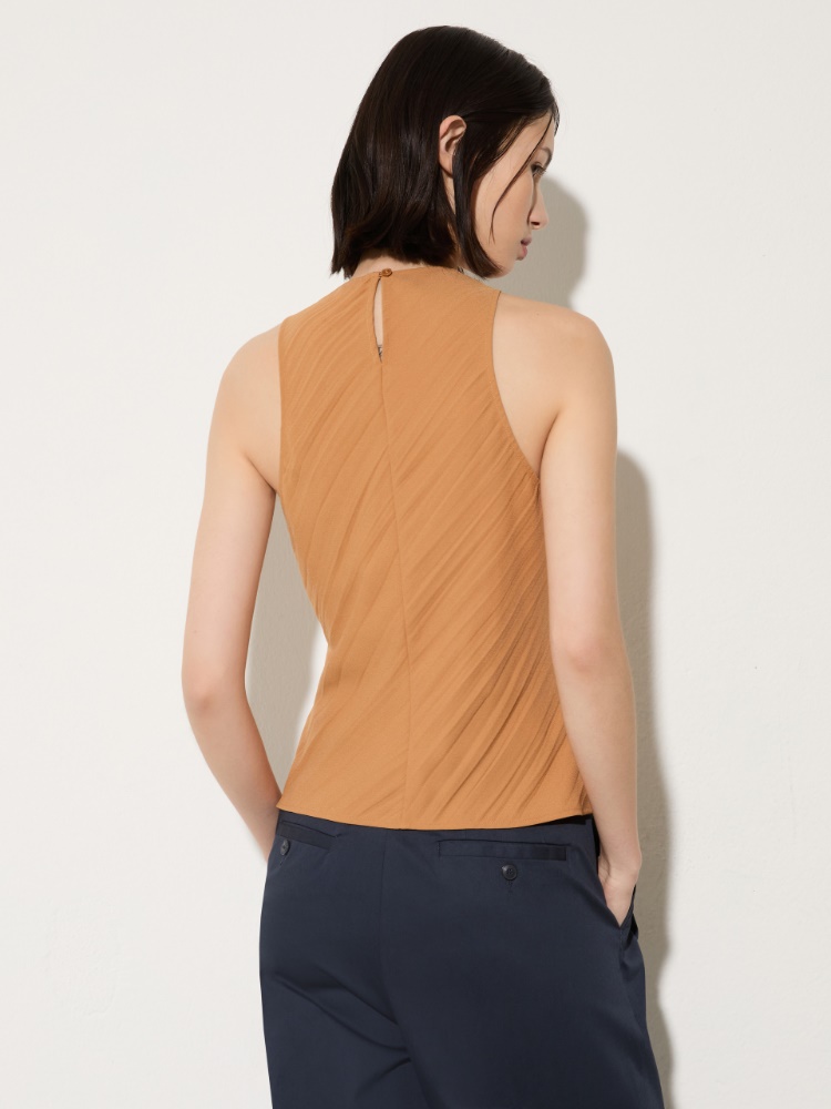 Crinkled envers-satin top - MAX&Co. - 2