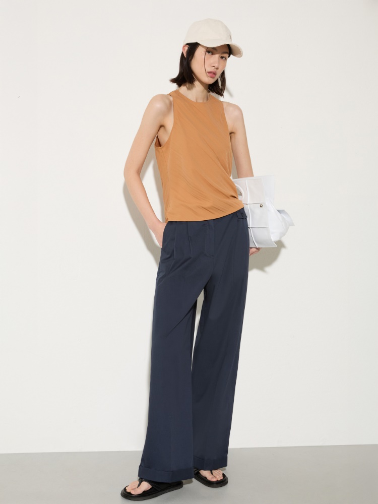 Crinkled envers-satin top - MAX&Co. - 4