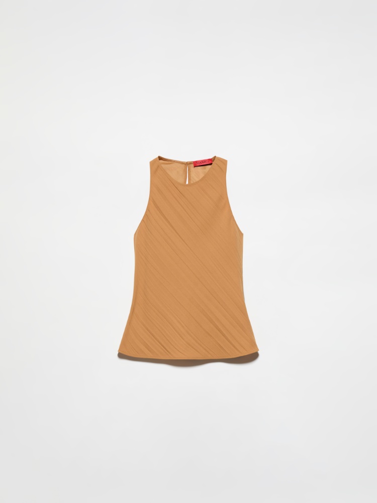 Crinkled envers-satin top - MAX&Co. - 5