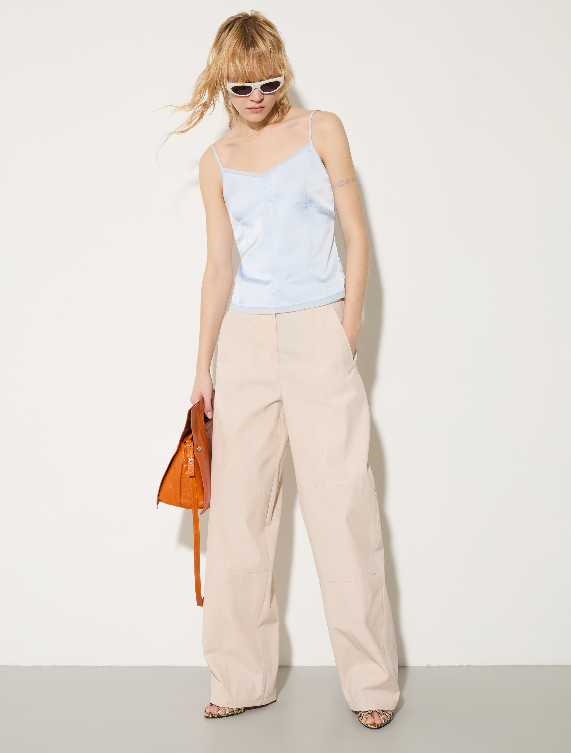 Fluid satin top - SKY-BLUE - MAX&Co. - 4