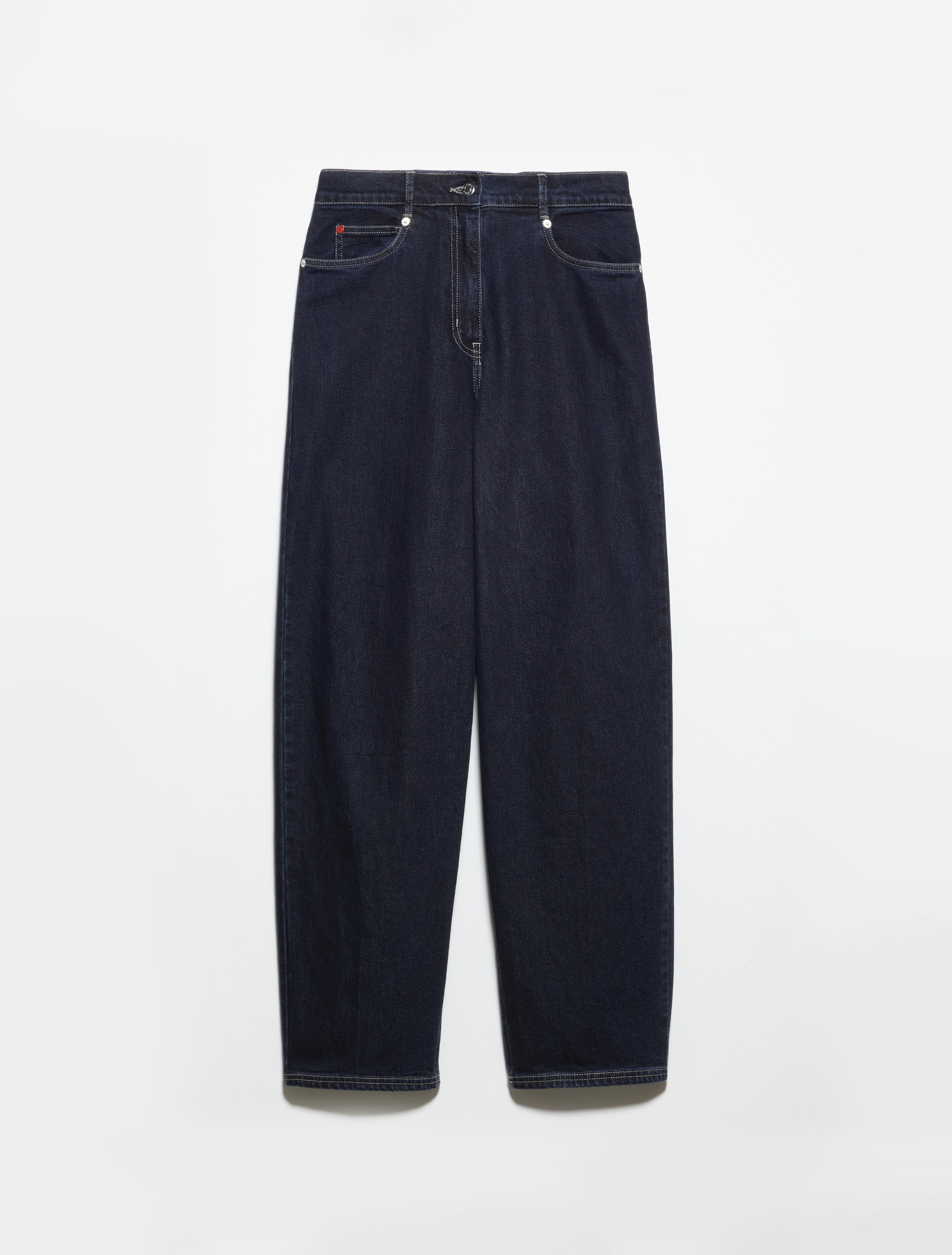 [クルスカ]  リラックス フィット ジーンズ リ エディット - NAVY - MAX&Co.