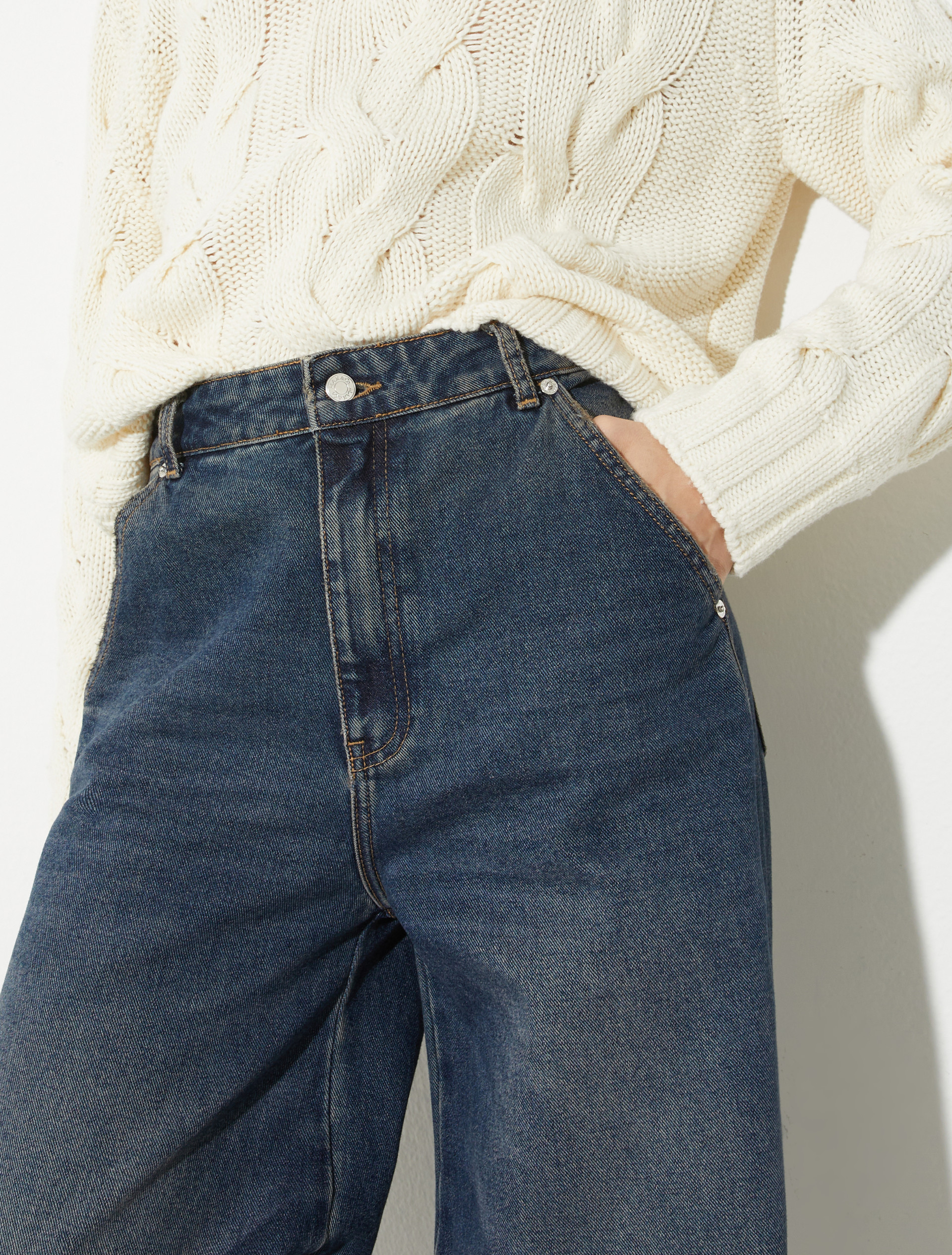 Re-Edit Barrel Leg Jeans, blau | MAX&Co. Re-Edit Barrel Leg Jeans - BLAU - MAX&Co. - 3