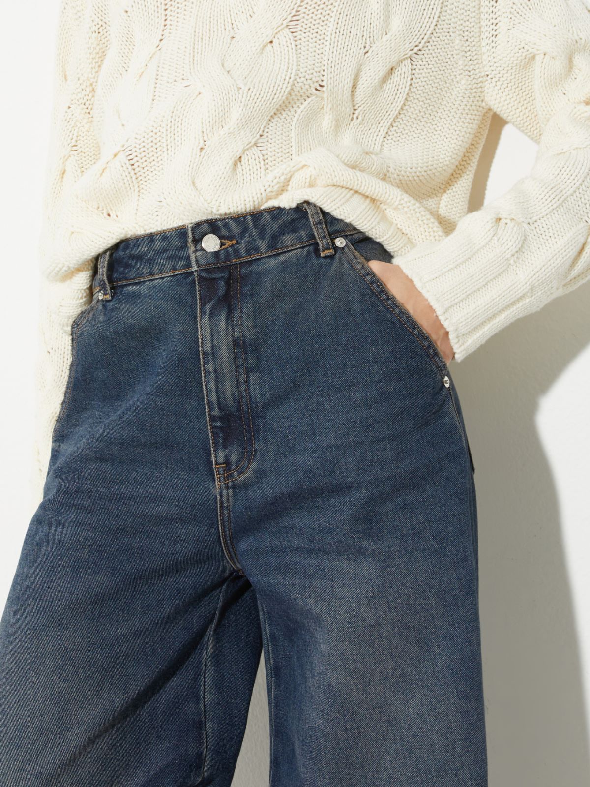 Re-Edit Barrel Leg Jeans, blau | MAX&Co. Re-Edit Barrel Leg Jeans - BLAU - MAX&Co. - 3