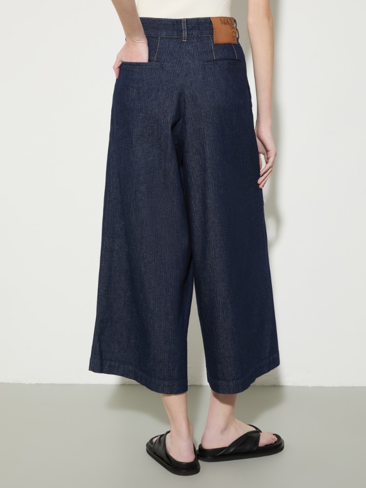 Textured denim maxi culottes - MAX&Co. - 2