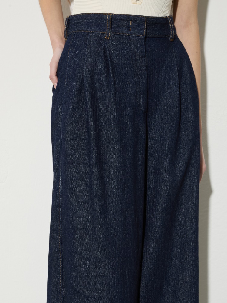 Textured denim maxi culottes - MAX&Co. - 3