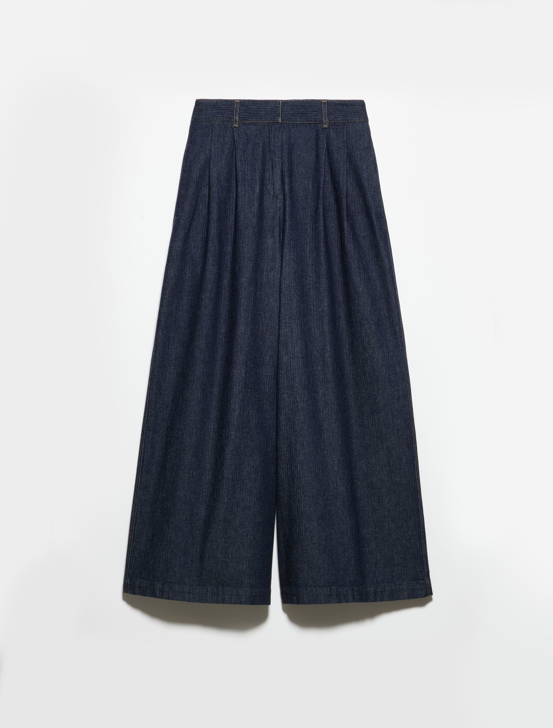Textured denim maxi culottes - NAVY - MAX&Co. - 5