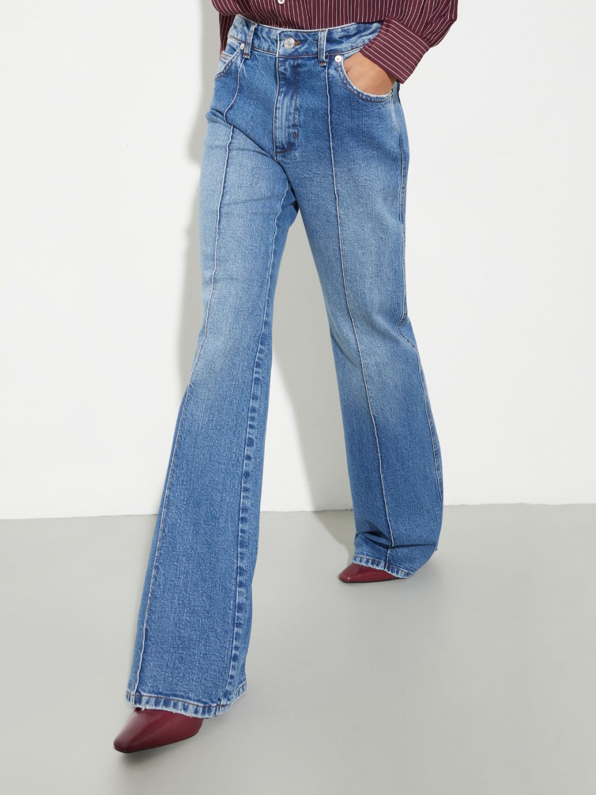 Re-Edit bootcut jeans - BLUE JEANS - MAX&Co. - 3
