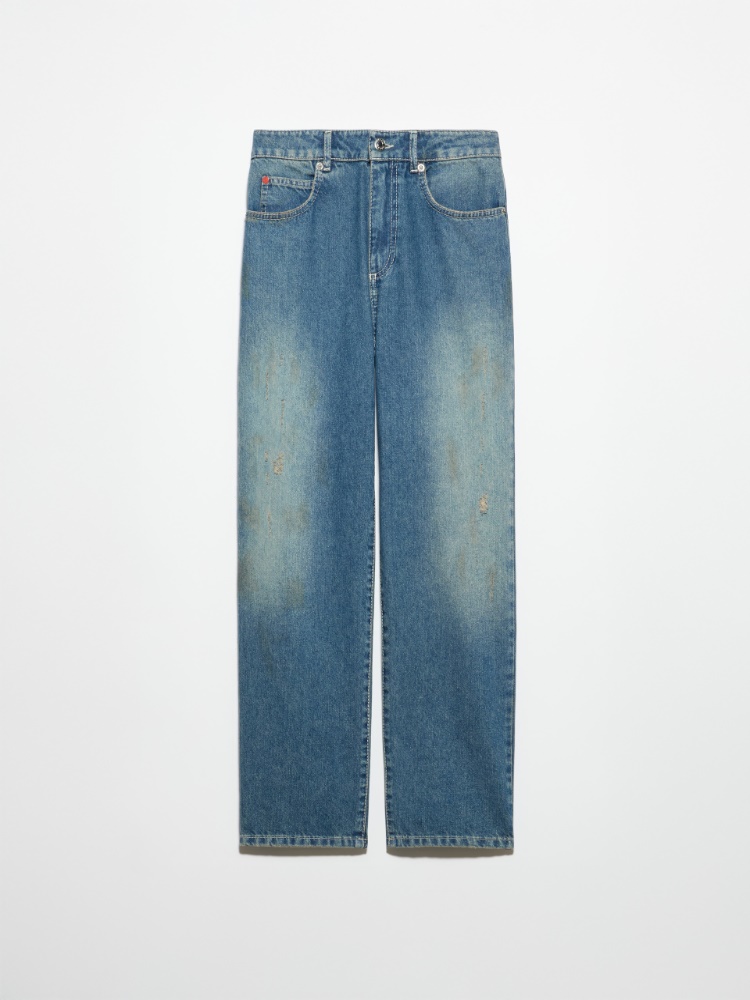 Re-Edit slim-leg jeans - NAVY - MAX&Co.