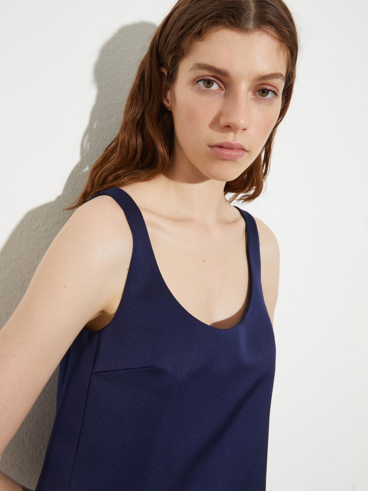 Minidress in duchesse satin - BLU - MAX&Co. - 3