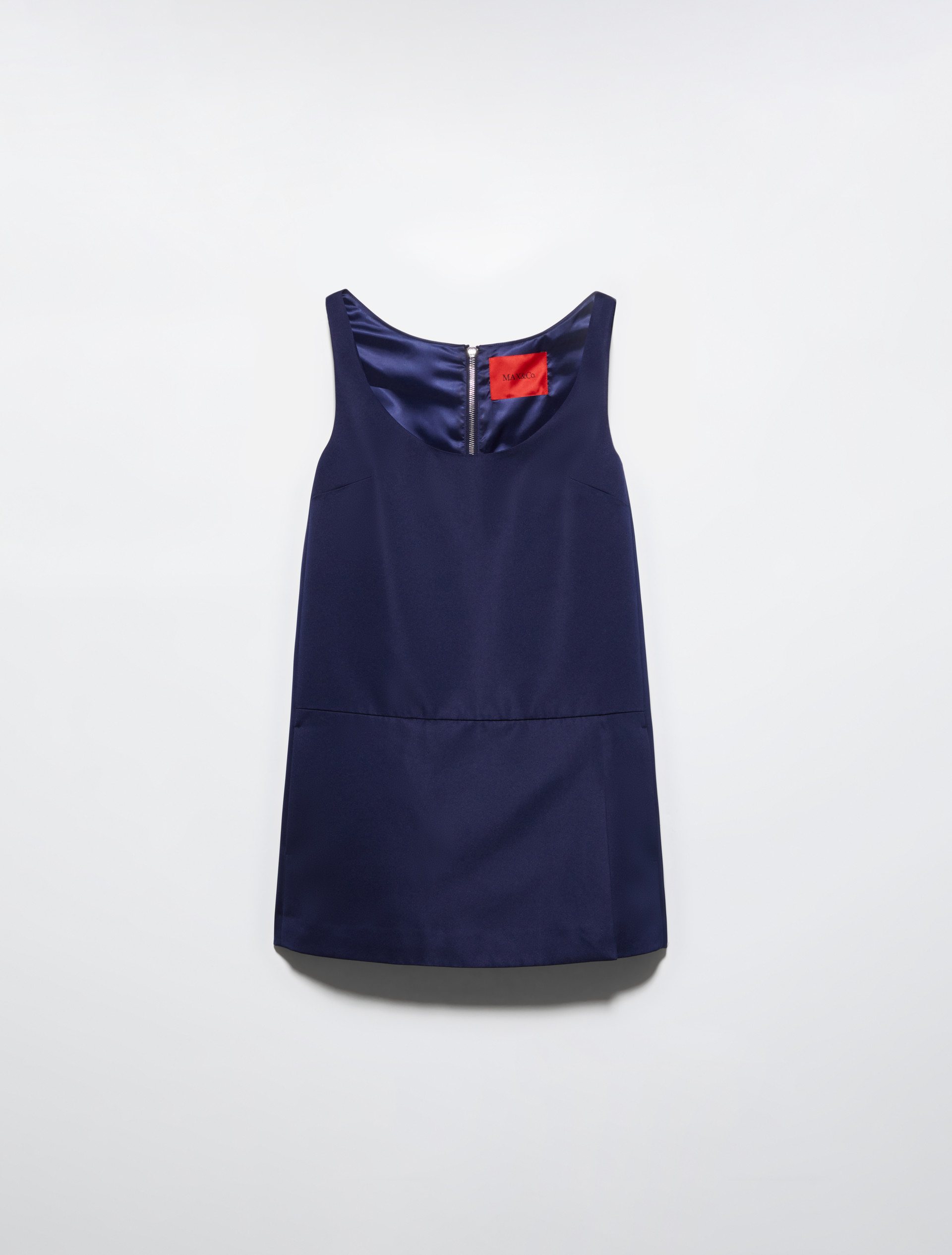 Minidress in duchesse satin - BLU - MAX&Co. - 5