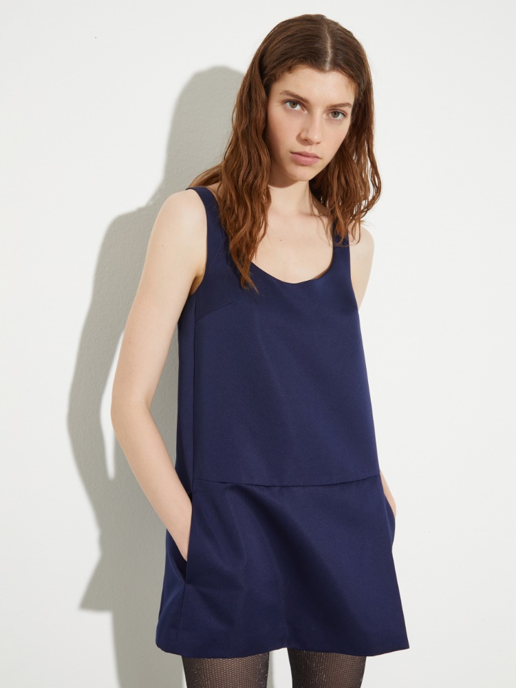 Minidress in duchesse satin Minidress in duchesse satin - BLU - MAX&Co.