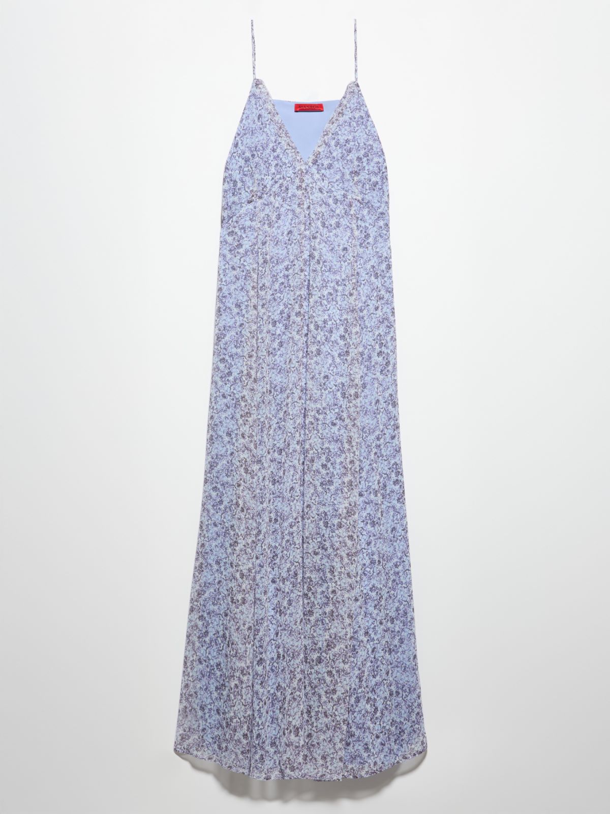 Flared maxi dress - AUBERGINE - MAX&Co. - 5