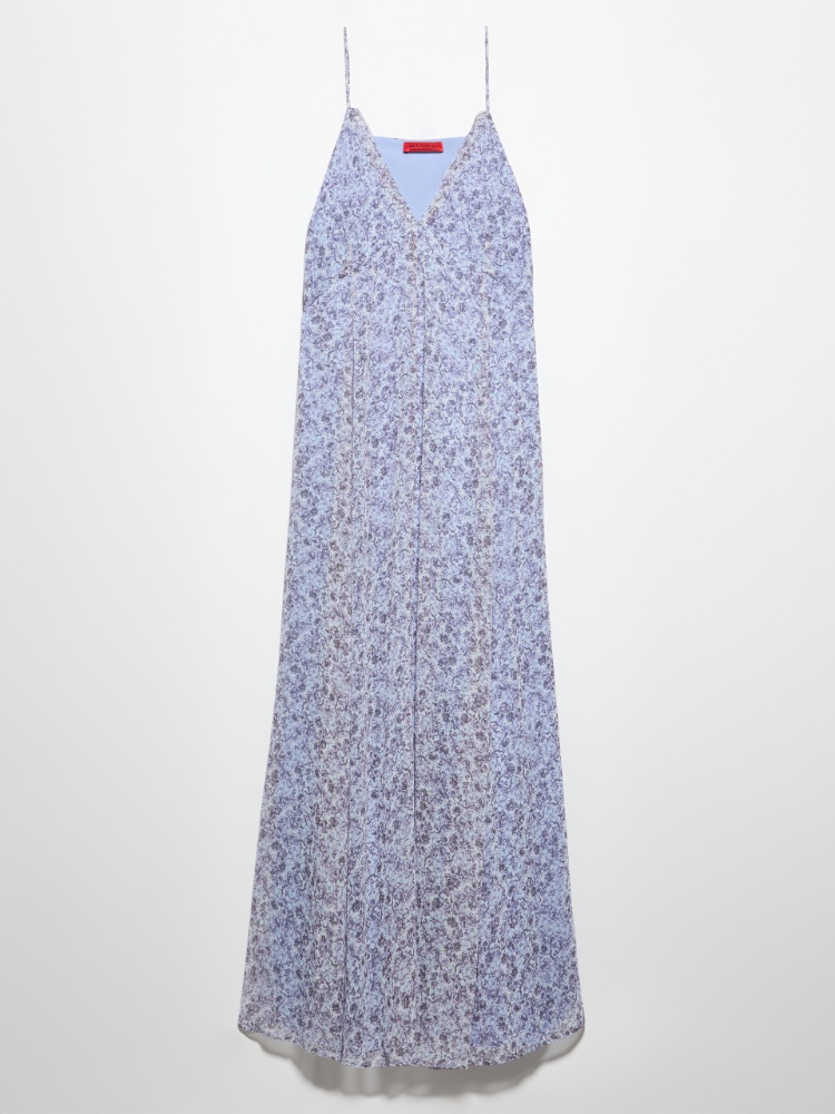 Flared maxi dress - AUBERGINE - MAX&Co.