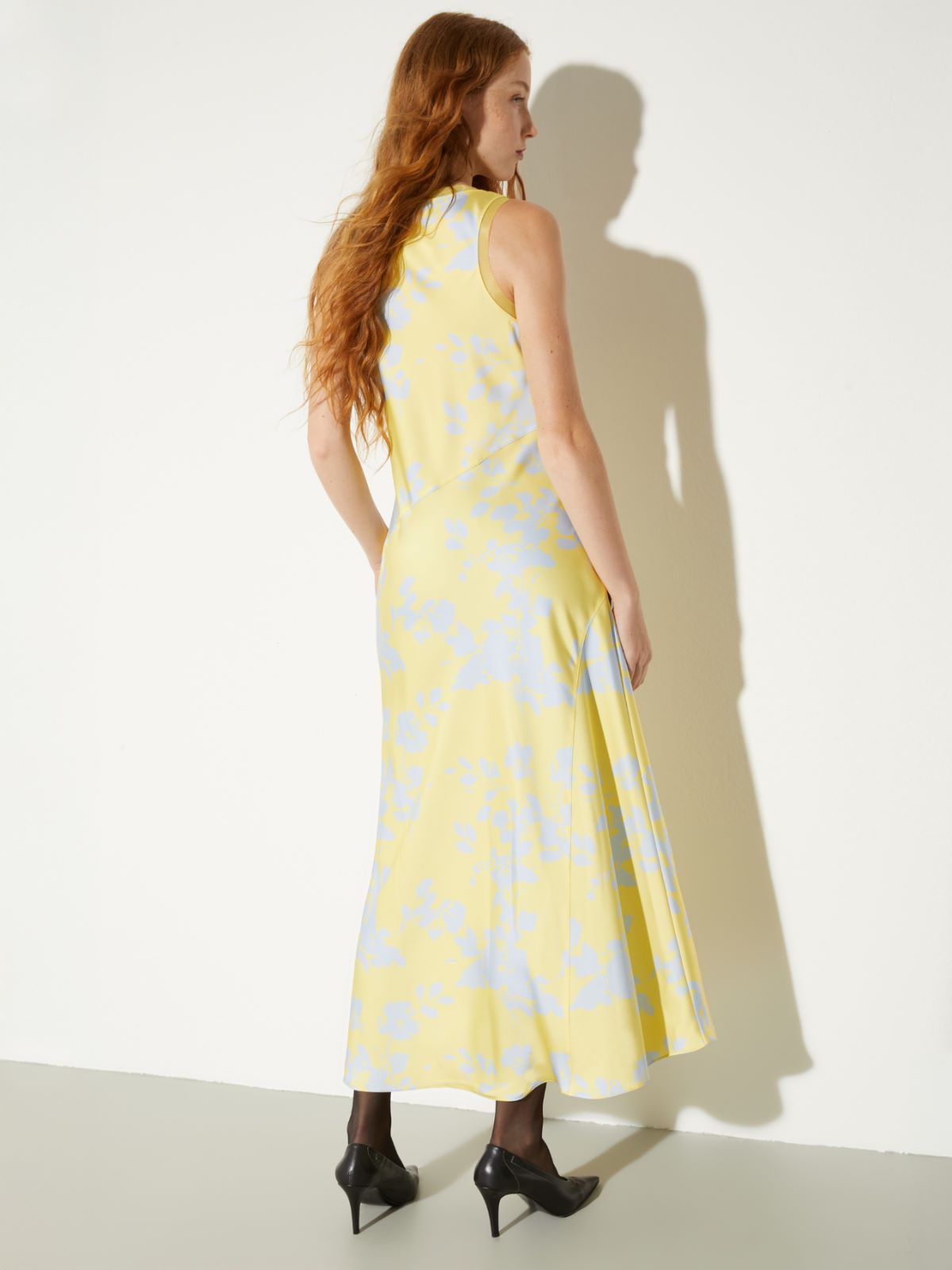 Fluid satin shift dress - LEMON - MAX&Co. - 2