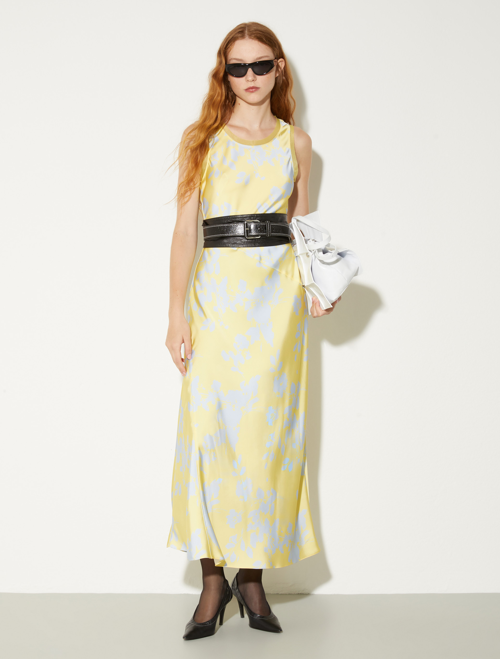 Fluid satin shift dress - LEMON - MAX&Co. - 4